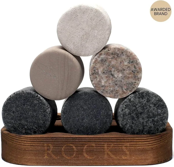 Whiskey Stones & Crystal Nosing Tasting Glass Gift Set - Image 8