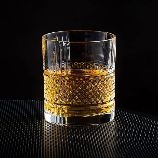 Crystal Whiskey Glasses - Set of 2 Reserve Glass Tumblers (11.5oz) - Image 5